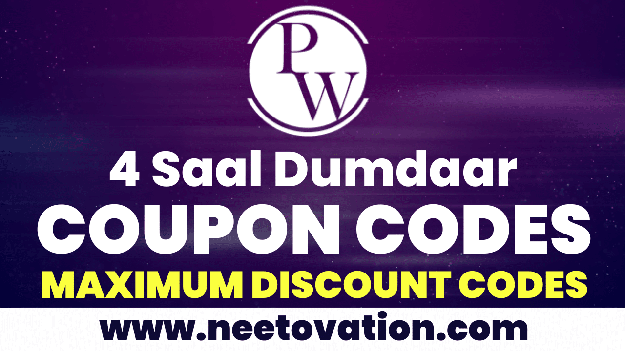PW 4 Saal Dumdaar Sale Coupon Code - Upto 80% Off