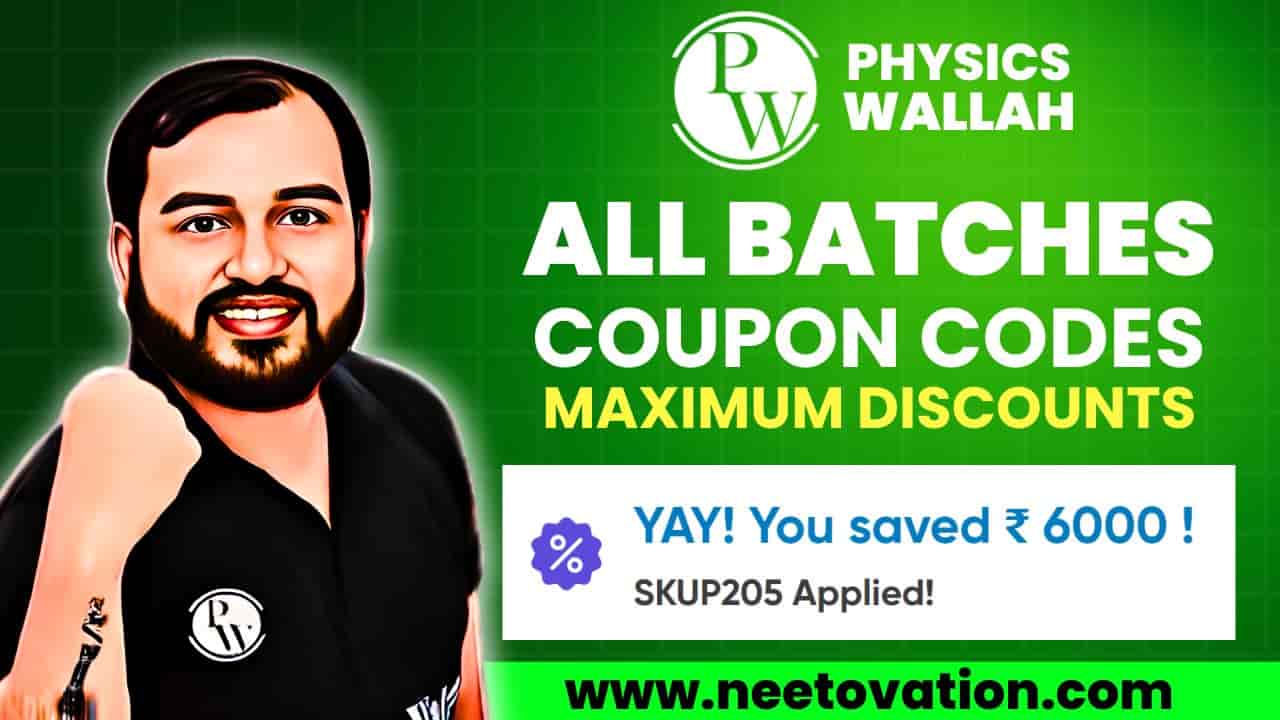 PW All Batches Coupon Code