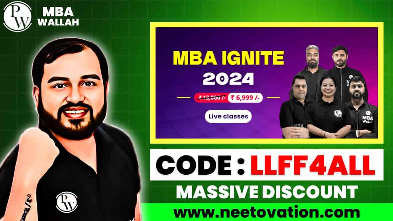 PW MBA Ignite 2024 Batch Coupon Code And Review