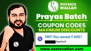 PW Prayas Batch Coupon Code